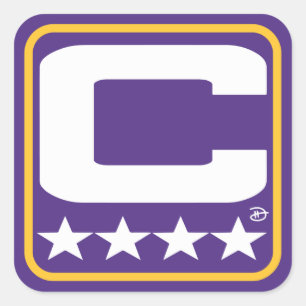 Carré Patch Champion - MIN Purple Sticker
