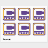 Carré Patch Champion - MIN Purple Sticker (Feuille)