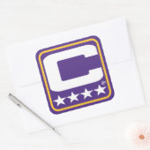 Carré Patch Champion - MIN Purple Sticker (Enveloppe)