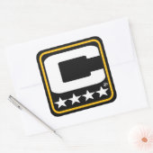 Carré Patch Champion - Sticker noir PIT (Enveloppe)