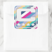 Carré Patch Champion - Tous Sticker de sensibilisation (Sac)