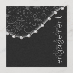 Carré Pearl Invitation Fiançailles