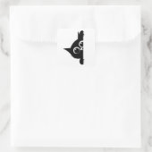 Carré Peekaboo Cat Sticker (Sac)
