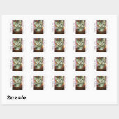 Carré Pensez à vous Sticker Kitten (Feuille)