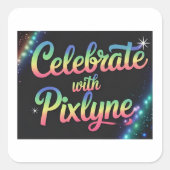 Carré Perfectly Misaligned Christmas Sticker 1 (Devant)