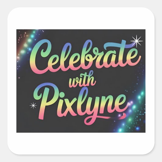 Carré Perfectly Misaligned Christmas Sticker 1 (Devant)