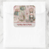 Carré Personalized Xmas Sticker – Merry Christmas (Sac)