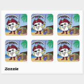 Carré Pete moelleuse - Sticker (Feuille)