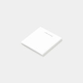 Carré Petit mot pour dire Script Post-it note (Incliné)