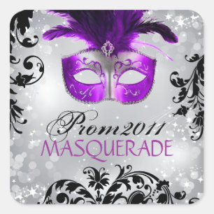 Carré Petit - Sticker Masquerade Classique