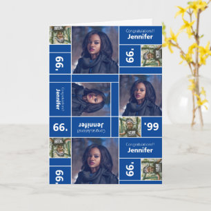 Carré Photo Graduation Classe Année Carte Bleue