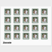 Carré Photo Sticker Mariage LGBTQ (Feuille)