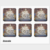 Carré Pieta par Michelangelo Sticker (Feuille)