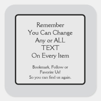 Carré Please Save a Link Square Sticker