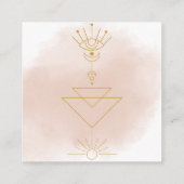 Carré Porte-oreilles et collier carte de visite (Dos)