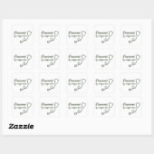Carré Powered by Compassion Sticker (Feuille)