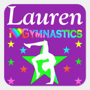 CARRÉ PRIVILÉGIÉ J'ADORE GYMNASTICS STICKER