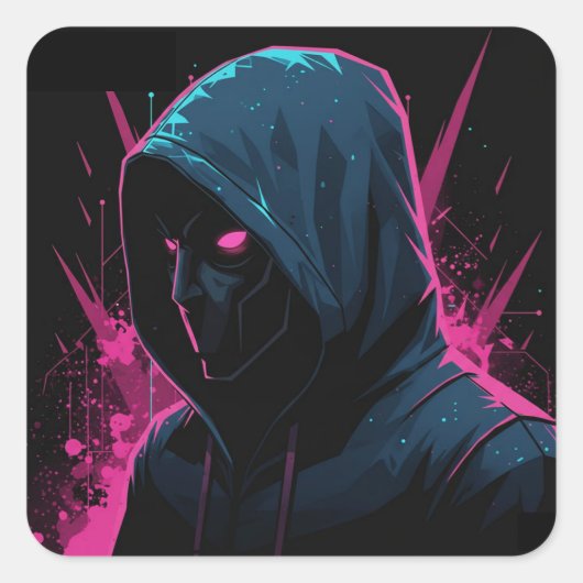 Carré Programming Sticker - Fun Code & Tech Design for  (Devant)