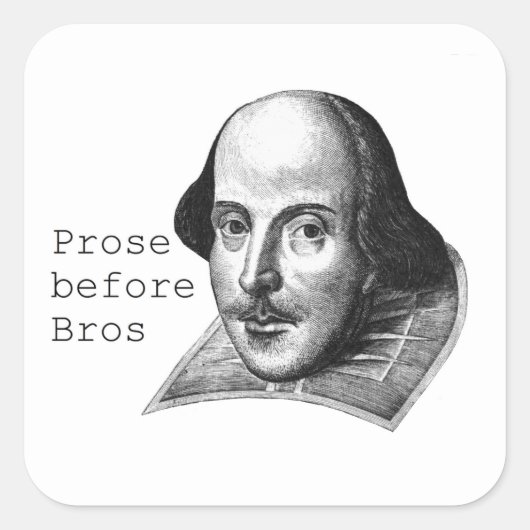 Carré Prose avant Sticker Bros (Devant)