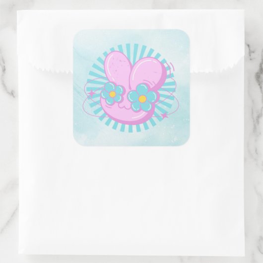 Carré Rabbit Sticker (Sac)
