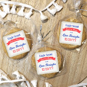 Carré Red White Blue Celebration Sticker