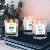 Carré Rejuvenating Eucalyptus Sage Candle Sticker Label