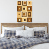 Carré rétro sur toile (Insitu(Chambre))