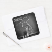 Carré Réunifier - Sticker DMZ/38 (Enveloppe)