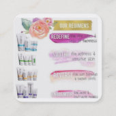 Carré Rodan et carte de visite de champs (Dos)