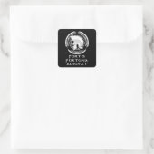 Carré Roman Centurion Classic Round Sticker (Sac)