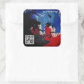 Carré Ron Paul Sticker [Twitter] (Sac)