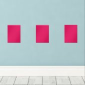 Carré rose avec une bordure blanche et nette, prés (Parquet)