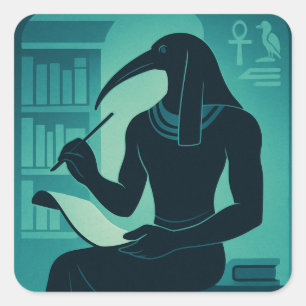 Carré Sacré Thot Divine Sagesse Dieu Sticker