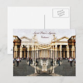 Carré Saint-Pierre, carte postale du Vatican (Devant / Derrière)