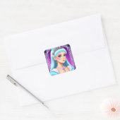 Carré Sapphire Princess Sticker Design (Enveloppe)
