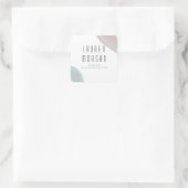 Carré Sérénité moderne | Sticker Monogramme (Sac)