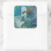 Carré Sirène vintage avec Sticker Pearl (Sac)