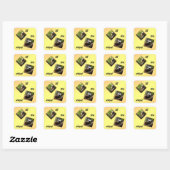 Carré Sloth "Be You Unique", Sticker (Feuille)
