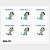 Carré Small Fries HQ Kelly Sticker Sq (Feuille)