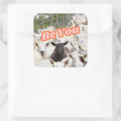 Carré Sois-Tu Drôle Sticker Tissage Fibre Arts (Sac)