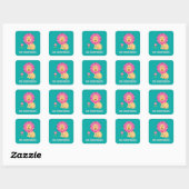 Carré Soyez inspiré Sticker (Feuille)