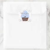 Carré Sprinkings Cupcake Sticker pour bébé garçon (Sac)