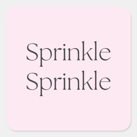 Carré Sprinkle Sprinkle Sticker I Shera Seven (Devant)