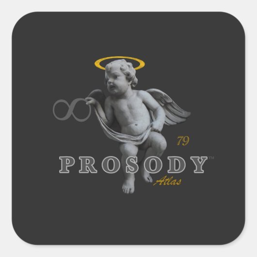 Carré Square Sticker (Devant)