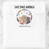 Carré SSA - Sticker pour fenêtre (Sac)