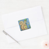Carré ST. PATRICK'S DAY IRISH SQUIRREL STICKER Sheet (Enveloppe)
