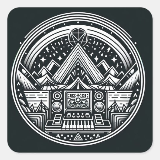 Carré Sticker (Devant)