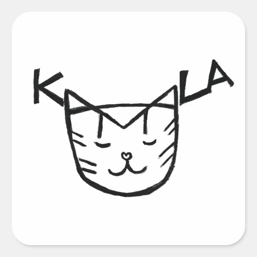 Carré Sticker (Devant)