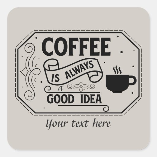 Carré Sticker (Devant)