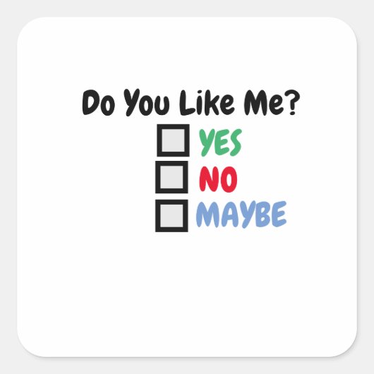 Carré Sticker (Devant)